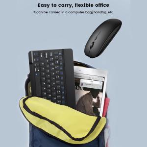 COMBO Wairless Bluetooth Kyeboard and Mouse Set High Quality Build Material For Laptop Pc Smartphone Tablet & all Smart Device
